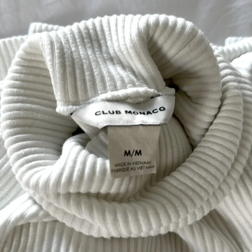 Club Monaco Meredy Turtleneck in creamy white - Picture 6 of 7